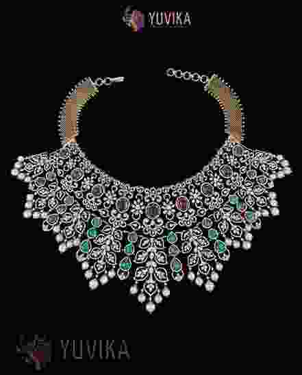 DIAMOND NECKLACE - DETACHABLE CHOKER, PRINCESS