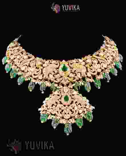 DIAMOND POLKI NECKLACE