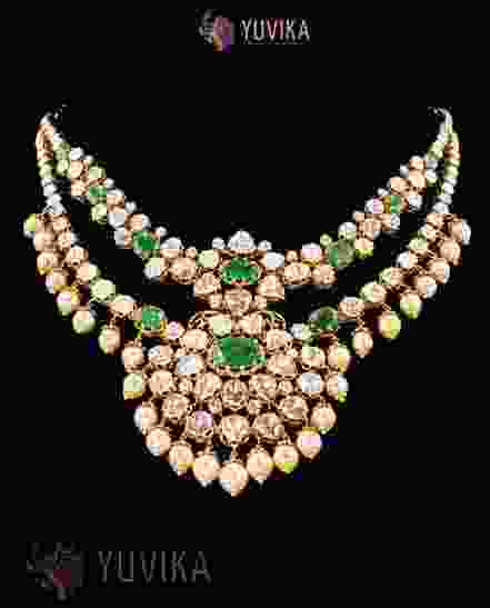 DIAMOND POLKI NECKLACE