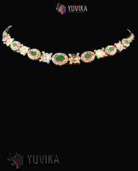 FLAT DIAMOND NECKLACE