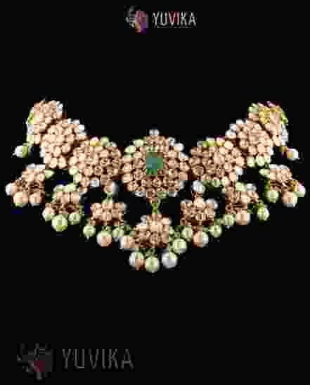 DIAMOND POLKI NECKLACE