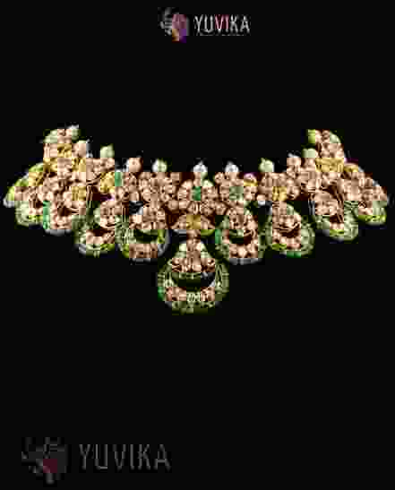 DIAMOND POLKI NECKLACE