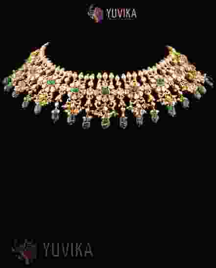DIAMOND POLKI NECKLACE