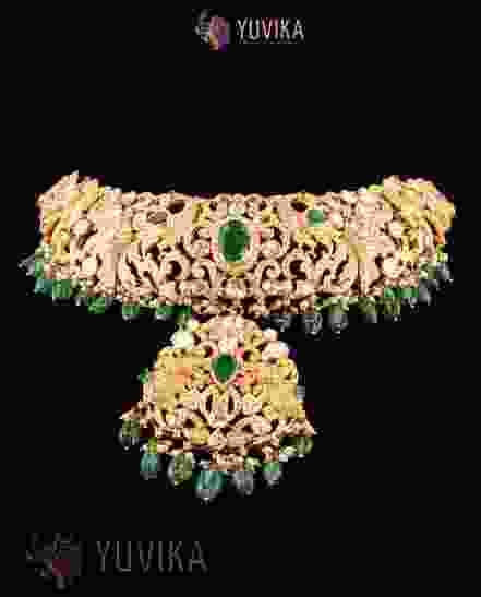 DIAMOND POLKI NECKLACE