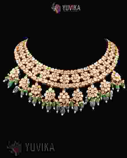 DIAMOND POLKI NECKLACE