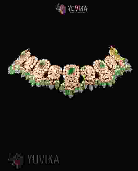 DIAMOND POLKI NECKLACE