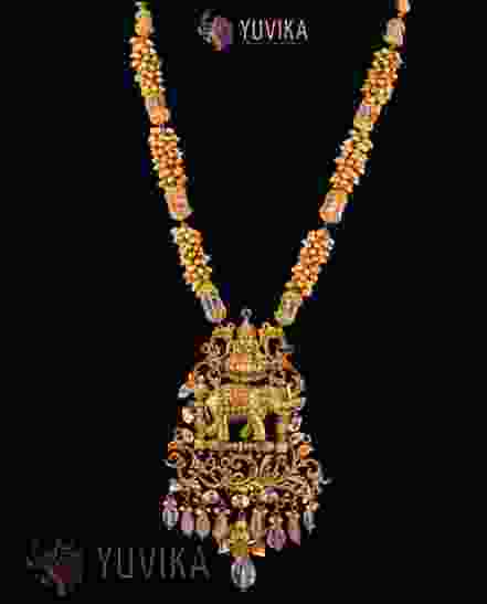 DIAMOND POLKI NECKLACE