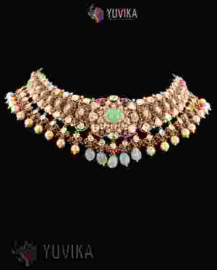 DIAMOND POLKI NECKLACE