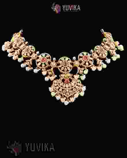 DIAMOND POLKI NECKLACE