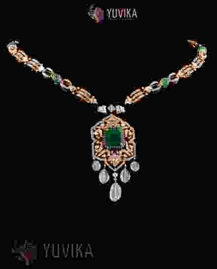 ROSECUT DIAMOND NECKLACE PRINCESS