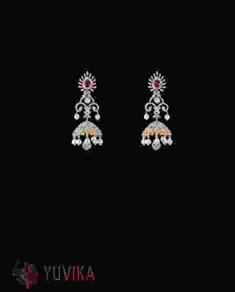 DIAMOND-EARRINGS-JHUMKAS