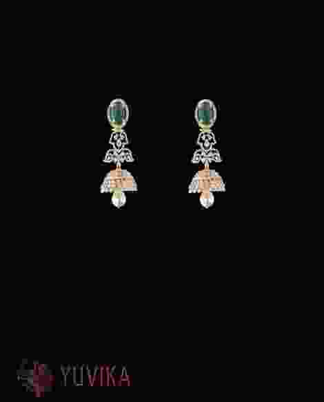 DIAMOND-EARRINGS-JHUMKAS