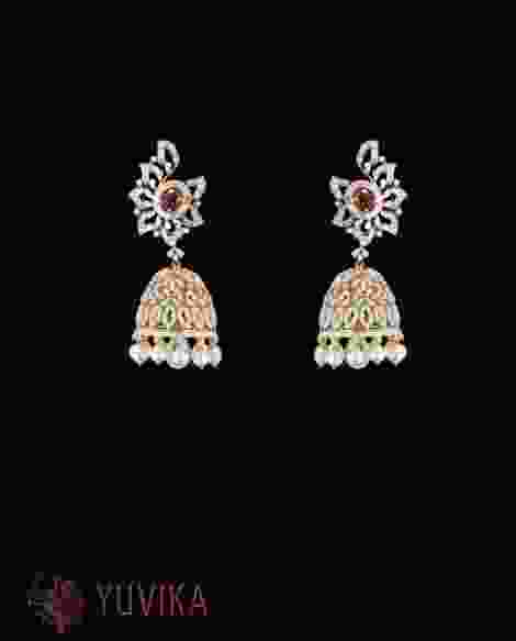 DIAMOND EARRINGS-JHUMKAS