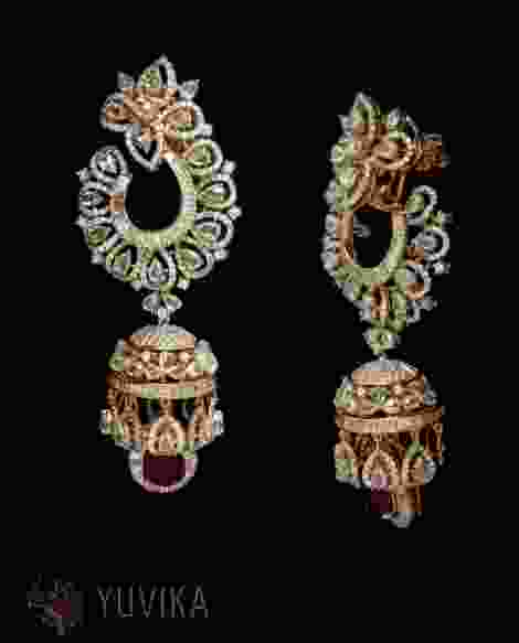 DIAMOND EARRINGS - JHUMKAS
