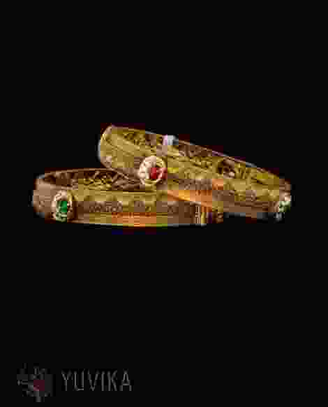 GOLD BANGLES -22K- OPENABLE