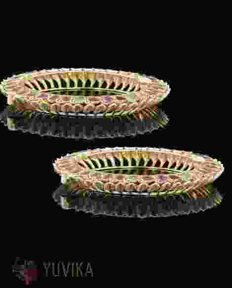 GOLD BANGLES -22K- OPENABLE