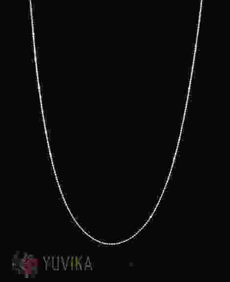 Gold Chain White Gold 18 inch
