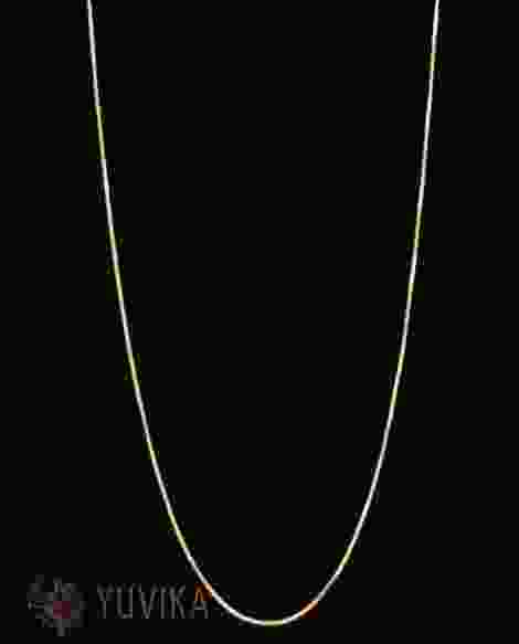 Gold Chain Yellow Gold 22 inch Solid thick small thin 