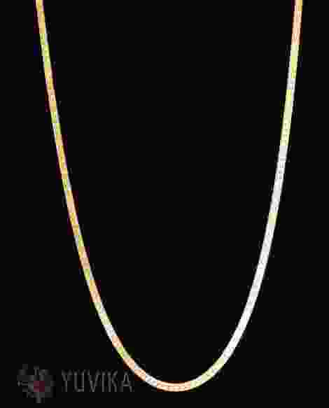 Gold Chain Yellow Gold 18 inch Flat chain