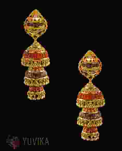 GOLD EARRINGS- JHUMKAS