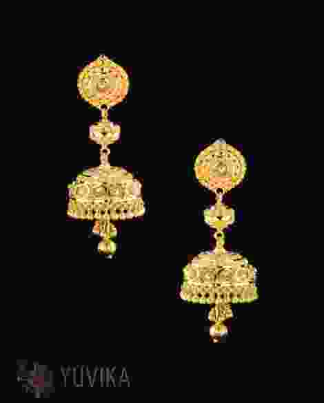 GOLD-EARRINGS-JHUMKAS