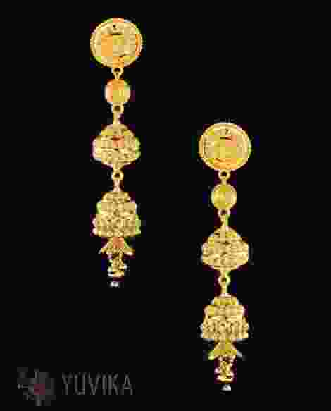 GOLD-EARRINGS-JHUMKAS