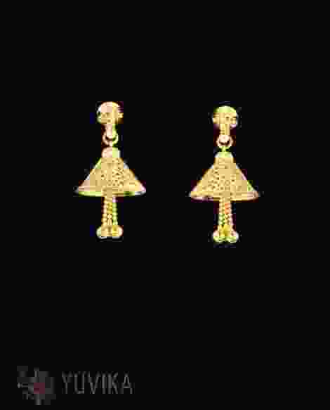 GOLD EARRINGS-JHUMKAS