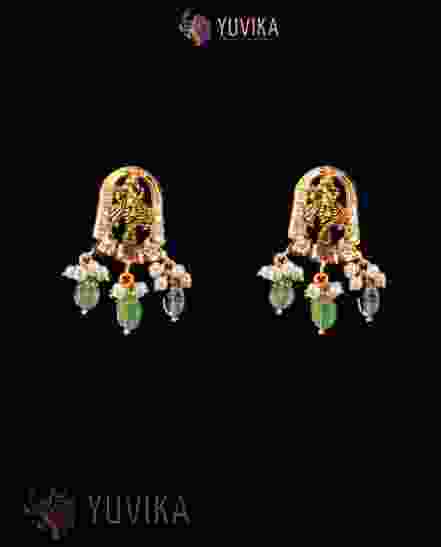 22k Gold Studded Earrings