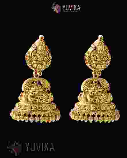 22k Gold Studded Earrings