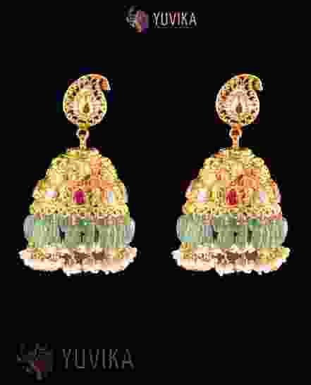 22k Gold Studded Earrings