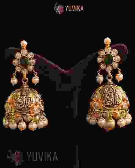 22k Studded Gold Earrings