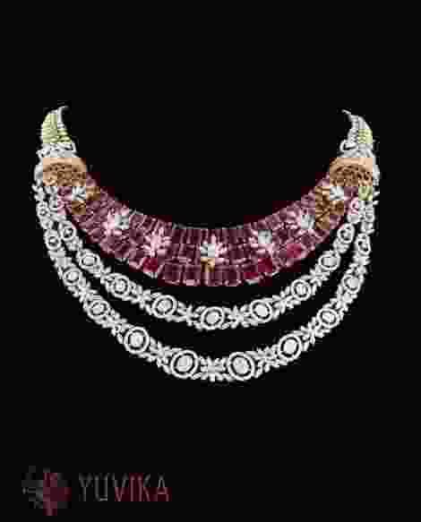 DIAMOND RUBY NACKLACE