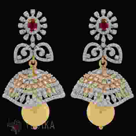 DIAMOND EARRINGS - JHUMKAS