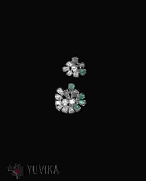 CHIC DIAMOND EMERALD RING