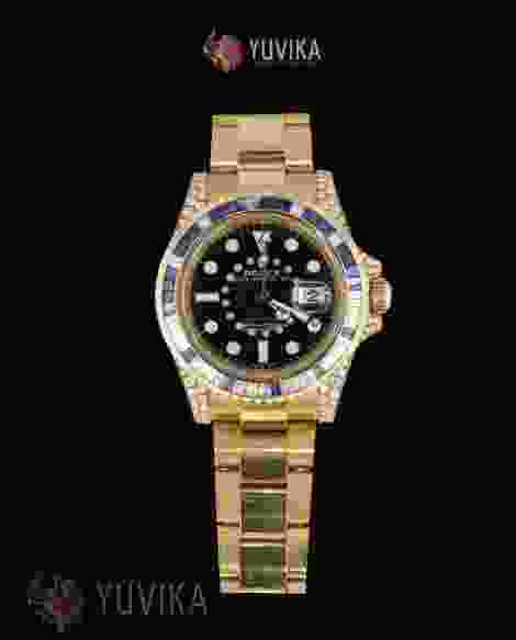 Rolex Diamond Sapphire Wristwatch